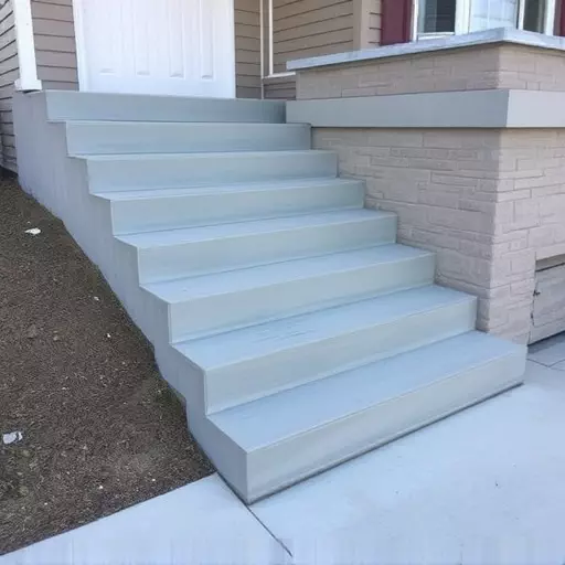 Concrete step construction process toledo,Residential concrete steps,Commercial concrete step construction