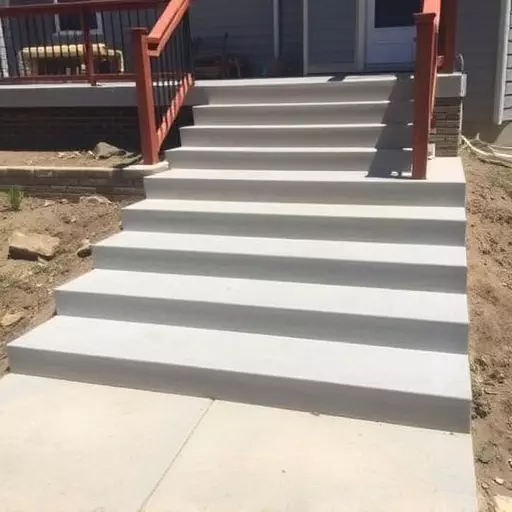 Concrete step construction process toledo,Residential concrete steps,Commercial concrete step construction