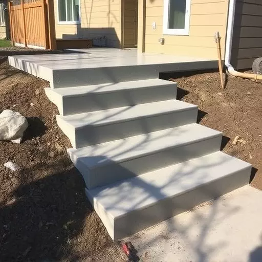 Concrete step construction process toledo,Residential concrete steps,Commercial concrete step construction