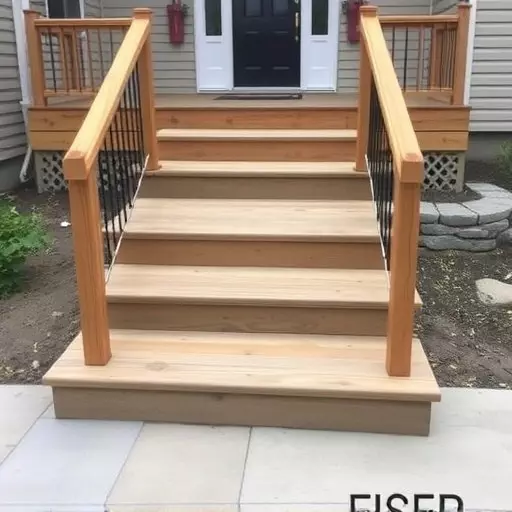 Custom concrete steps Oak Harbor Ohio,Custom wooden steps,Custom metal steps