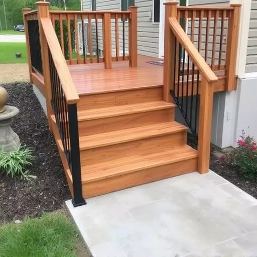 Custom concrete steps Oak Harbor Ohio,Custom wooden steps,Custom metal steps
