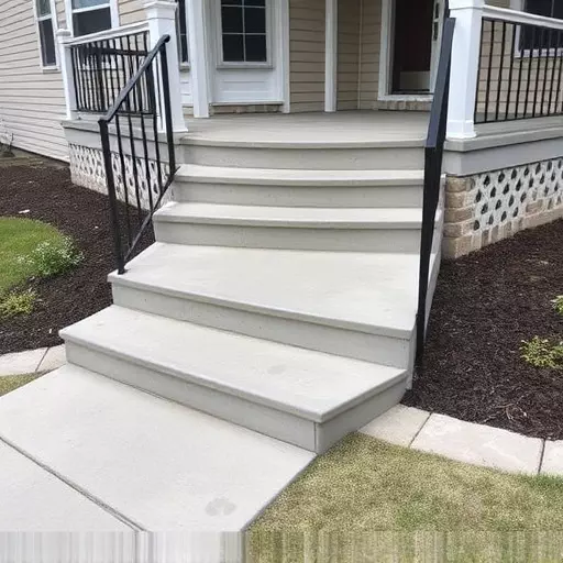 Custom concrete steps Oak Harbor Ohio,Custom wooden steps,Custom metal steps