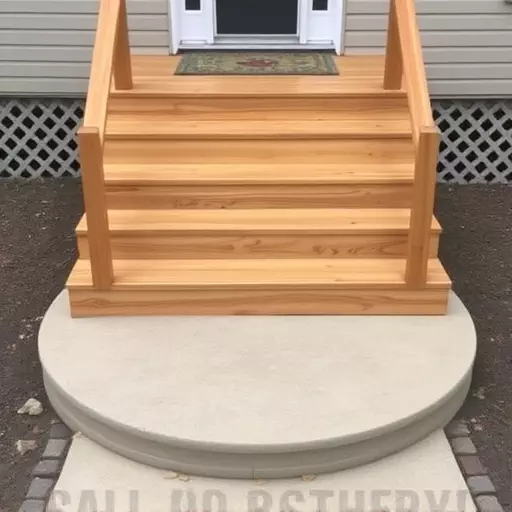 Custom concrete steps Oak Harbor Ohio,Custom wooden steps,Custom metal steps