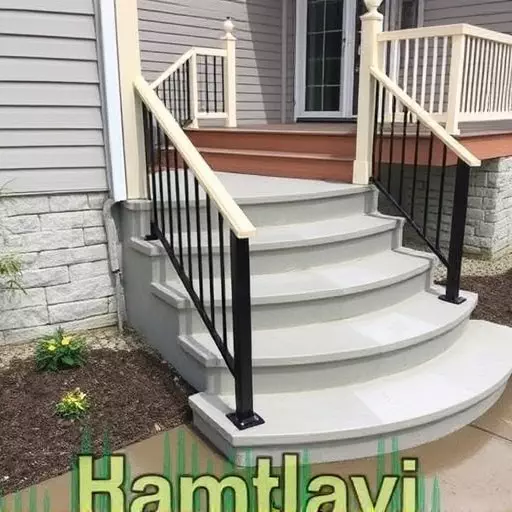 Custom concrete steps Oak Harbor Ohio,Custom wooden steps,Custom metal steps