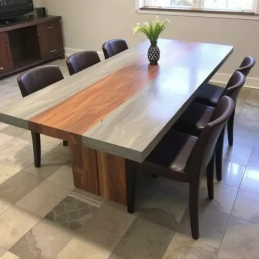 Custom concrete tables Oak Harbor Ohio,,Decorative concrete tables,Concrete dining tables