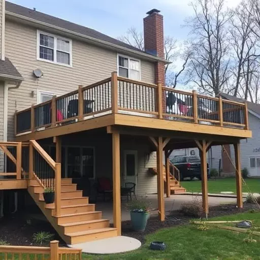 custom deck installation wisconsin,custom deck design services,multi-level deck installation