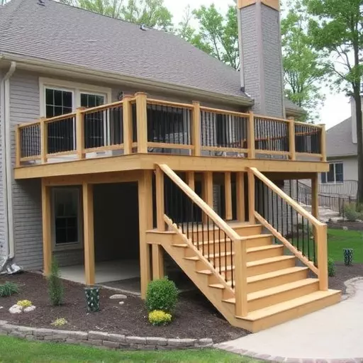 custom deck installation wisconsin,custom deck design services,multi-level deck installation