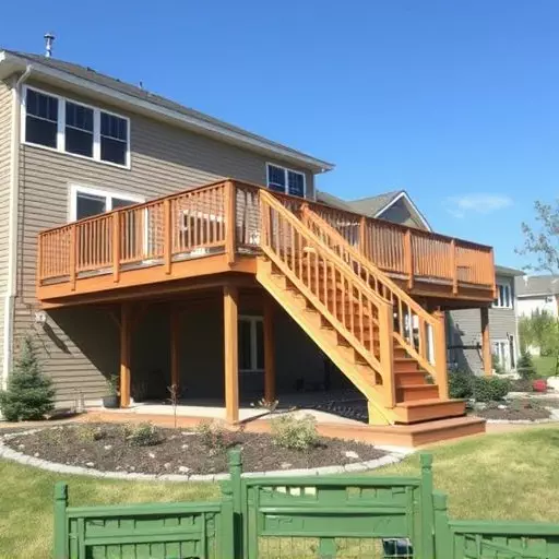 custom deck installation wisconsin,custom deck design services,multi-level deck installation