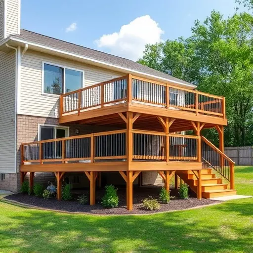 custom deck installation wisconsin,custom deck design services,multi-level deck installation