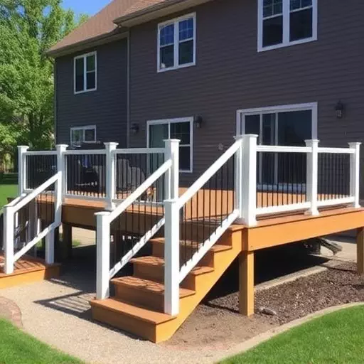 custom deck installation wisconsin,custom deck design services,multi-level deck installation