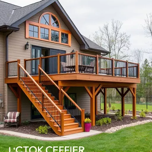 custom deck installation wisconsin,custom deck design services,multi-level deck installation