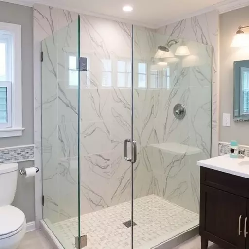 custom frameless shower enclosures lake Orion Michigan,custom frameless shower enclosure designs,benefits of custom frameless shower enclosures