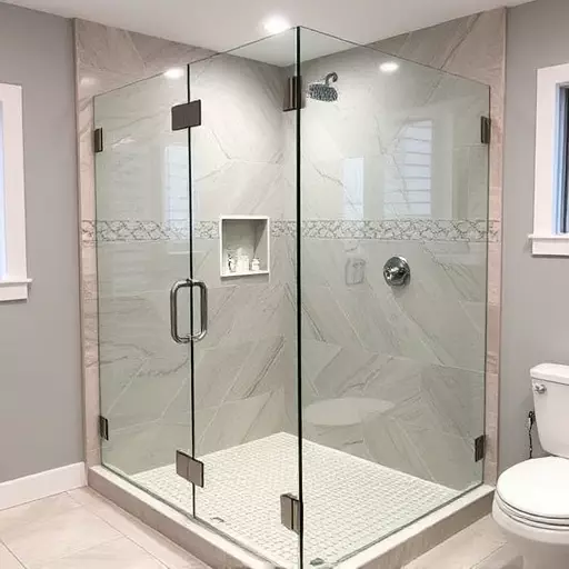 custom frameless shower enclosures lake Orion Michigan,custom frameless shower enclosure designs,benefits of custom frameless shower enclosures