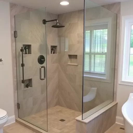 custom frameless shower enclosures lake Orion Michigan,custom frameless shower enclosure designs,benefits of custom frameless shower enclosures