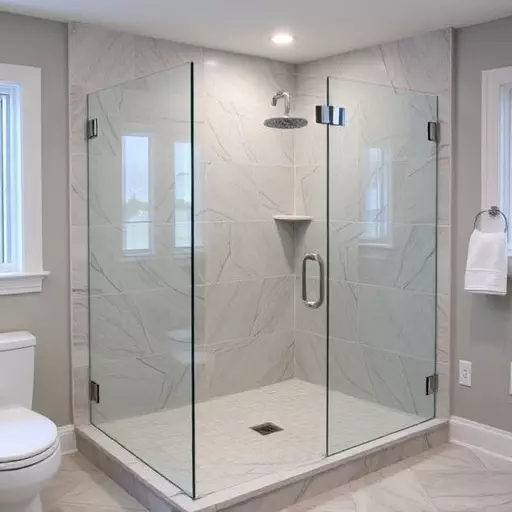 custom frameless shower enclosures lake Orion Michigan,custom frameless shower enclosure designs,benefits of custom frameless shower enclosures