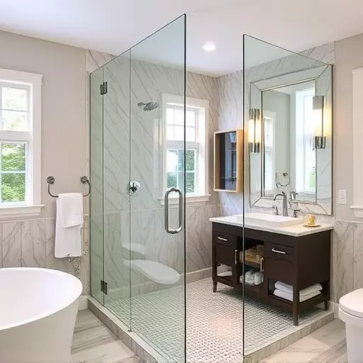custom glass for modern bathrooms lake Orion Michigan,frameless shower doors,glass shower enclosures