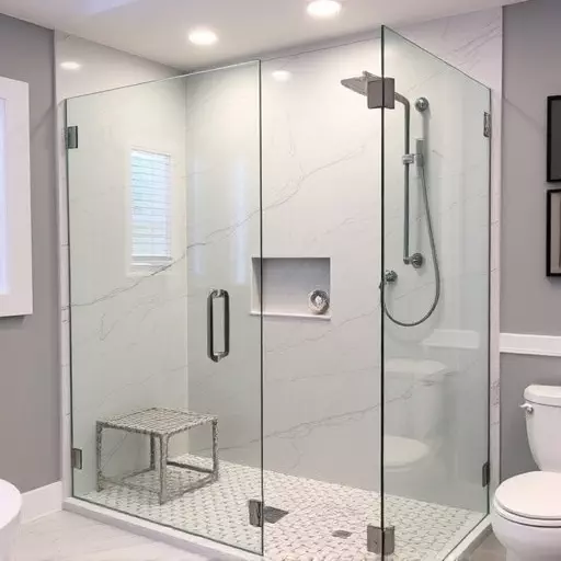 custom glass for modern bathrooms lake Orion Michigan,frameless shower doors,glass shower enclosures
