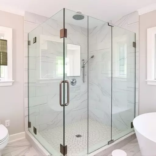 custom glass for modern bathrooms lake Orion Michigan,frameless shower doors,glass shower enclosures