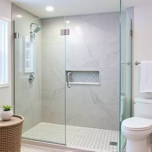 custom glass for modern bathrooms toledo,frameless shower doors,glass shower enclosures