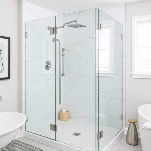 custom glass for modern bathrooms toledo,frameless shower doors,glass shower enclosures
