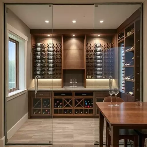 custom glass for wine rooms lake Orion Michigan,custom glass for wine room designs,frameless glass for wine rooms