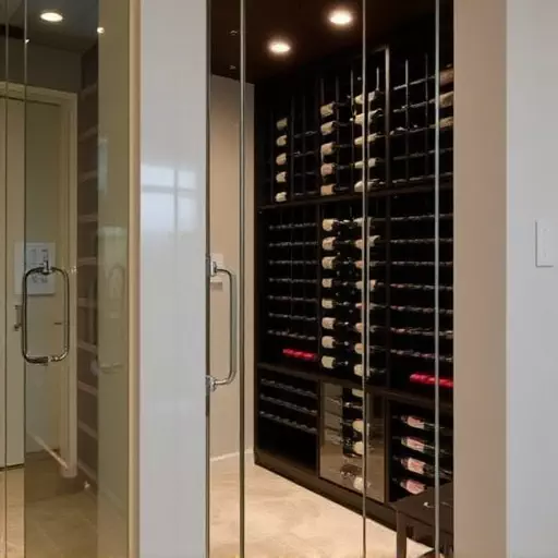 custom glass wine room lake Orion Michigan,custom glass wine room designs,glass types for wine rooms