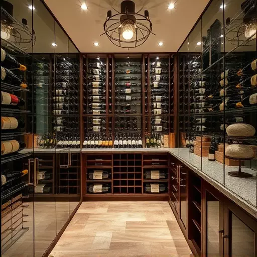 custom glass wine room lake Orion Michigan,custom glass wine room designs,glass types for wine rooms