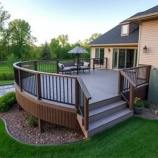 deck builders in wisconsin,custom deck design,composite decking materials