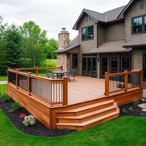deck builders in wisconsin,custom deck design,composite decking materials