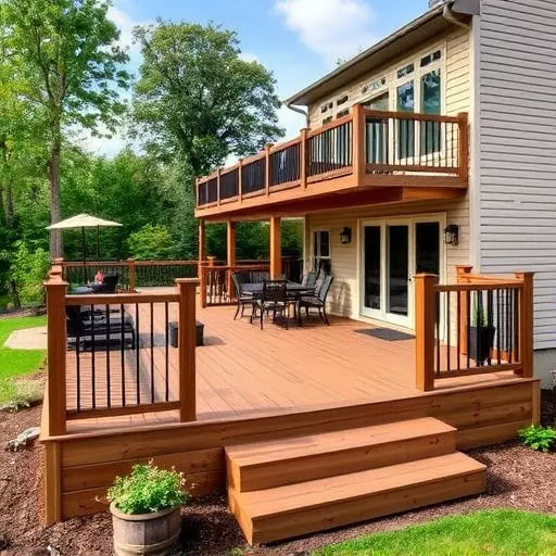 deck builders in wisconsin,custom deck design,composite decking materials