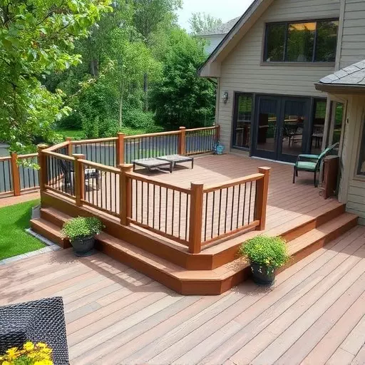 deck builders in wisconsin,custom deck design,composite decking materials