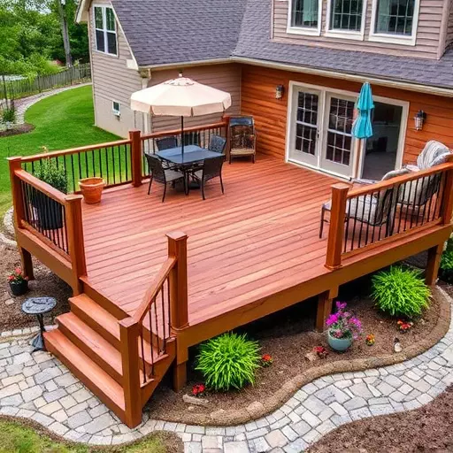 deck builders in wisconsin,custom deck design,composite decking materials