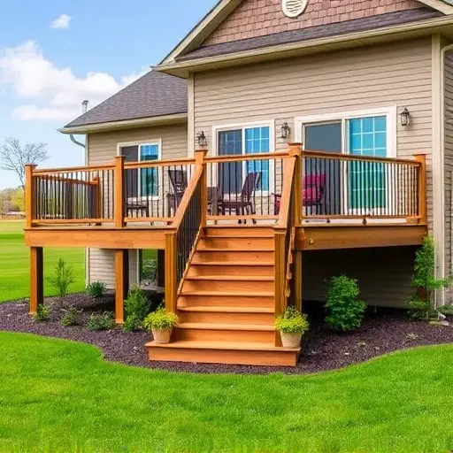 deck builders in wisconsin,custom deck design,composite decking materials