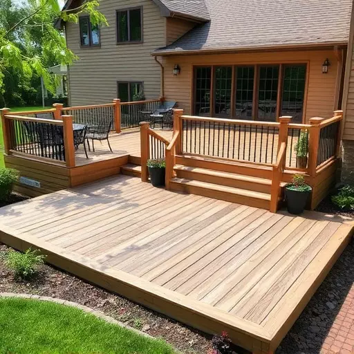 deck builders in wisconsin,custom deck design,composite decking materials