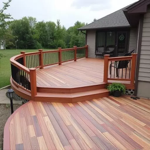 deck builders in wisconsin,custom deck design,composite decking materials