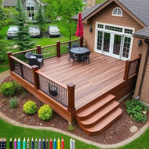 deck builders in wisconsin,custom deck design,composite decking materials