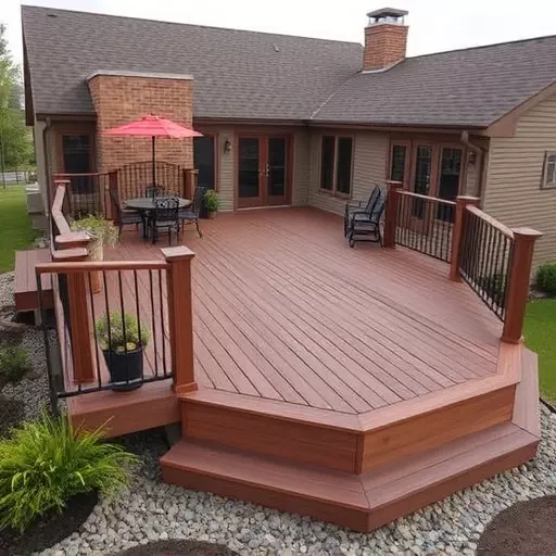 deck builders in wisconsin,custom deck design,composite decking materials