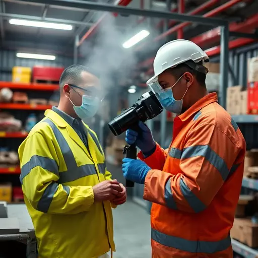 employee exposure monitoring,workplace air quality testing,hazardous substance monitoring