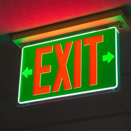 exit sign inspection services Jacksonville , LED exit sign repair , exit sign bulb replacement , emergency exit sign maintenance