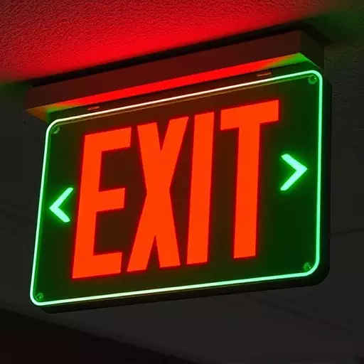 exit sign inspection services Jacksonville , LED exit sign repair , exit sign bulb replacement , emergency exit sign maintenance