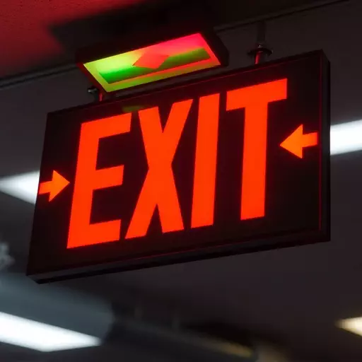 exit sign inspection services Jacksonville , LED exit sign repair , exit sign bulb replacement , emergency exit sign maintenance