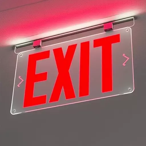 exit sign inspection services Jacksonville , LED exit sign repair , exit sign bulb replacement , emergency exit sign maintenance