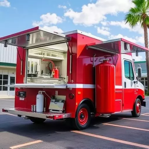 Food truck fire suppression system installation Jacksonville,Benefits of food truck fire suppression systems,Portable fire suppression systems for food trucks