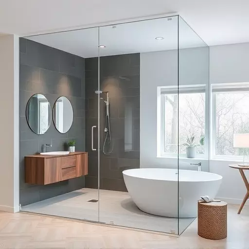 Frameless glass for minimalist interiors Troy MI,Frameless enclosures with color-tinted options