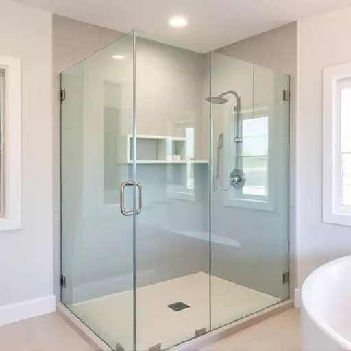 Frameless glass for minimalist interiors Troy MI,Frameless enclosures with color-tinted options