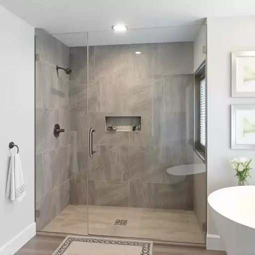 Frameless glass for minimalist interiors Troy MI,Frameless enclosures with color-tinted options
