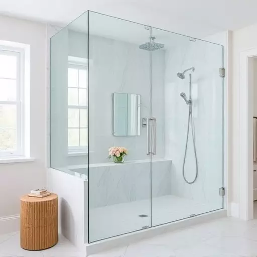 Frameless glass for minimalist interiors Troy MI,Frameless enclosures with color-tinted options