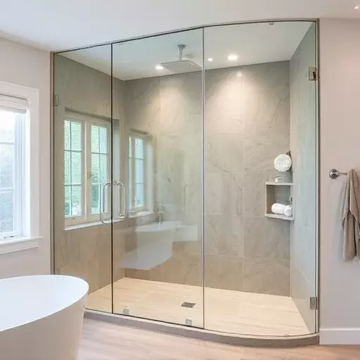 Frameless glass for minimalist interiors Troy MI,Frameless enclosures with color-tinted options