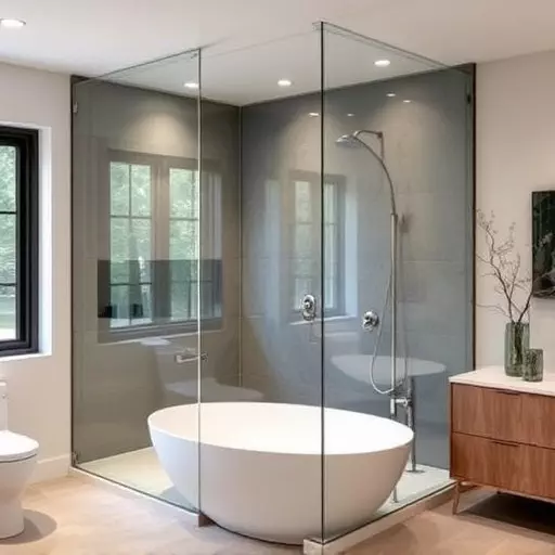 Frameless glass for minimalist interiors Troy MI,Frameless enclosures with color-tinted options