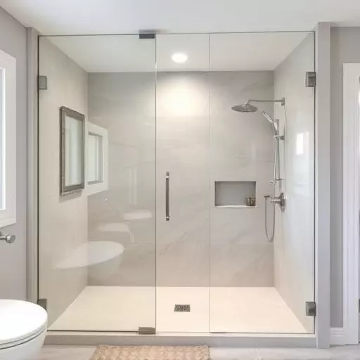 Frameless glass for minimalist interiors Troy MI,Frameless enclosures with color-tinted options